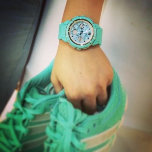 CASIO BABY-G นาฬิกาข้อมือ นาฬิกากันน้ำ นาฬิกาของแท้ ประกันศูนย์ CMG 1 ปี รุ่น BGA-150F-3A นาฬิกาสีเขียว