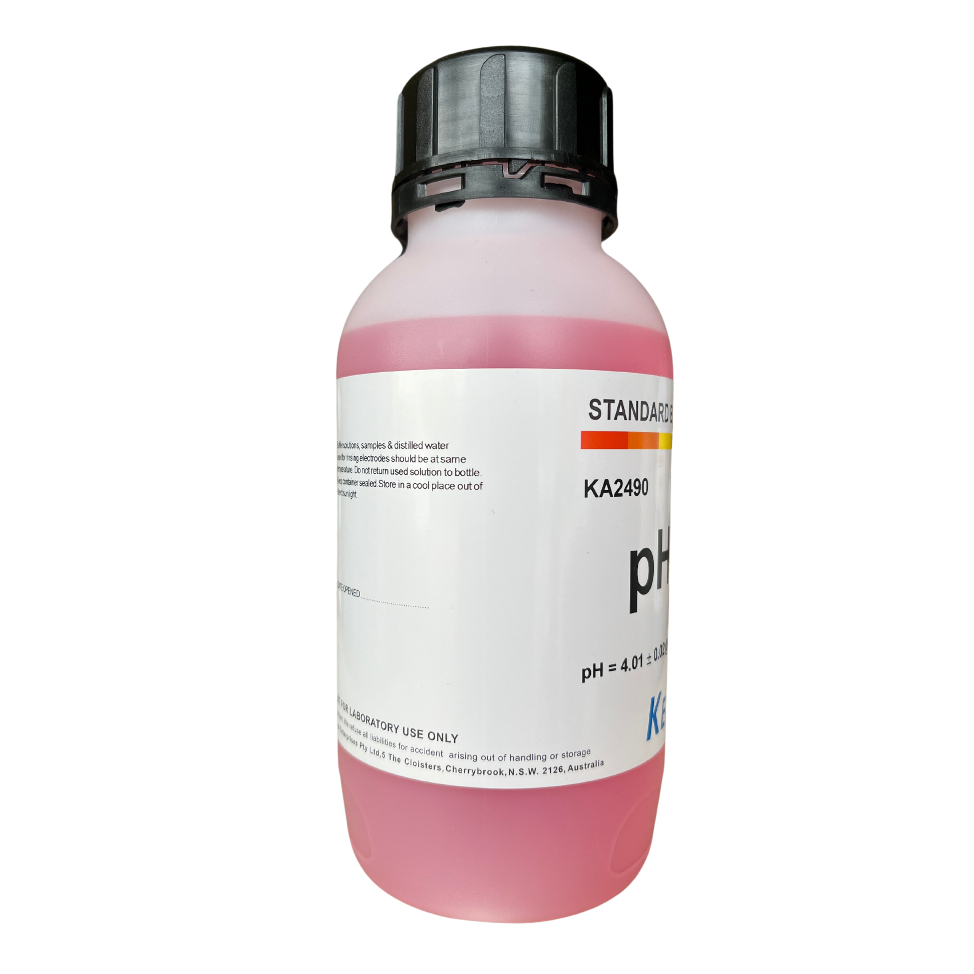 Buffer pH 4.0 Colour Coded Red, Indicator KemAus™