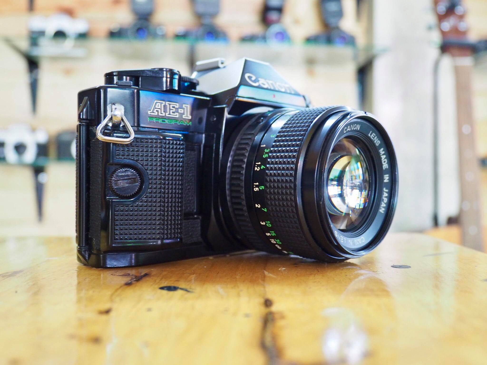 CANON AE1 PROGRAM CANON LENS FD 50MM. F1.4