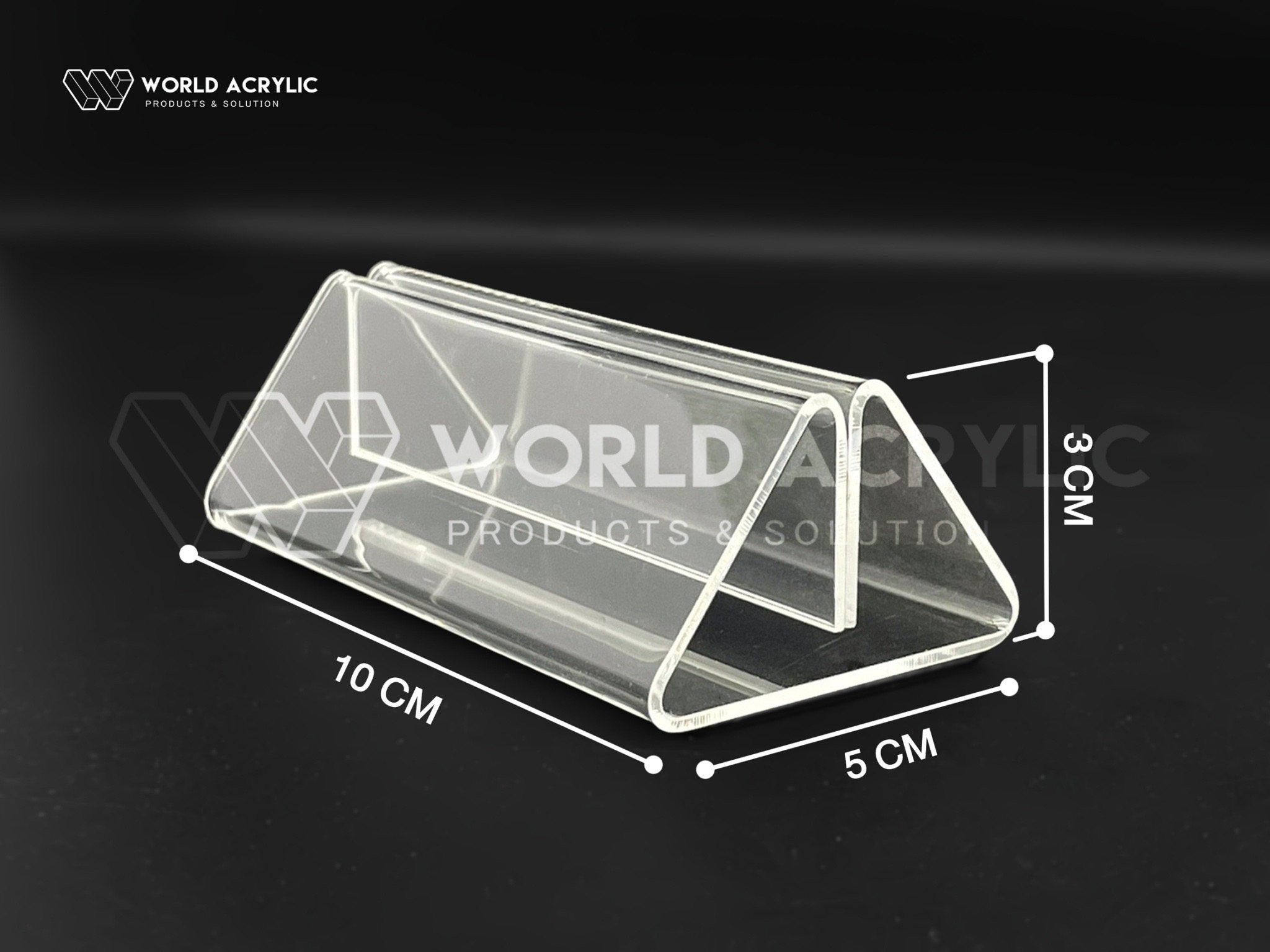 ฐานเสียบเมนูสีใส