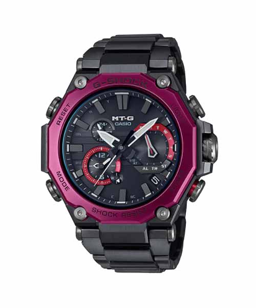 CASIO G-SHOCK นาฬิกาข้อมือ นาฬิกากันน้ำ นาฬิกาของแท้ ประกันศูนย์ CMG 1 ปี รุ่น MTG-B2000BD-1A4 นาฬิกาสีดำ