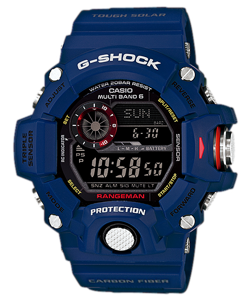 CASIO G-SHOCK นาฬิกาข้อมือ นาฬิกากันน้ำ นาฬิกาของแท้ ประกันศูนย์ CMG 1 ปี รุ่น GW-9400NVJ-2J นาฬิกาสีน้ำเงิน
