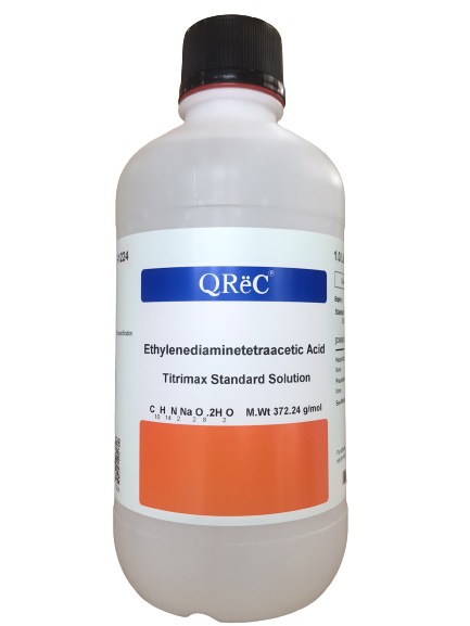 EDTA-Di Sodium Salt Solution 0.1N, AR 1 L. QReC™