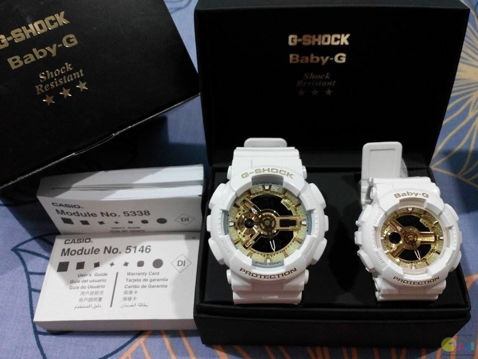CASIO G-SHOCK นาฬิกาข้อมือ นาฬิกากันน้ำ นาฬิกาของแท้ ประกันศูนย์ CMG 1 ปี รุ่น GBG-13SET-7A นาฬิกาสีขาว