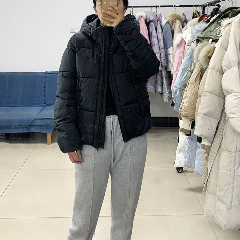 Oodji เสื้อกันหนาว เสื้อฮู้ด บุนวมอุ่น สีแชมเปญ แบรนด์ Oodji Ultra (padded puffer coAt
