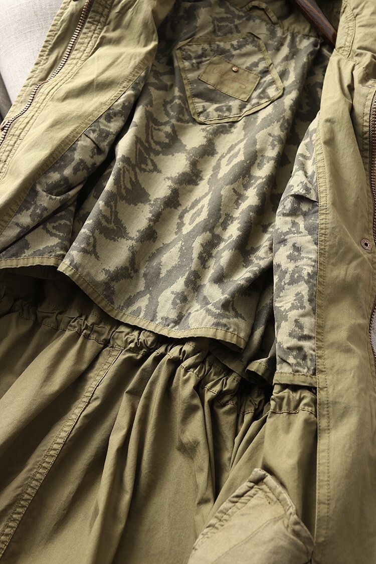 Outerwear Yessica by C&A เสื้อฮู้ดทหาร เสื้อทหาร สีเขียว หมวกฮู้ด เสื้อปาร์กา เสื้อนอก แบรนด์ Outerwear Yessica by C&Aงานสวย เท่ห์มาก คะ Size S/M/L/XL เขียวทหาร