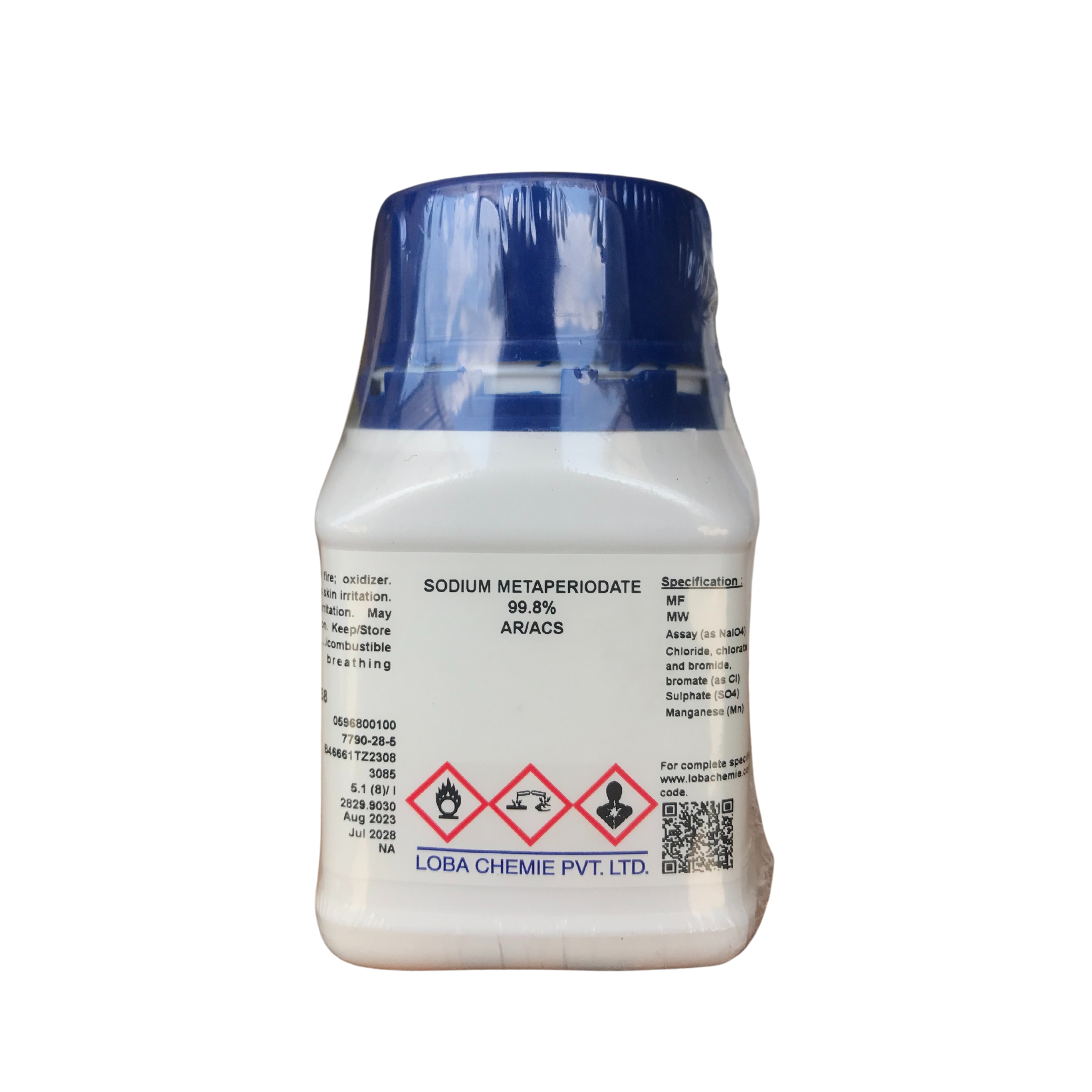 Sodium Metaperiodate 99.8%, AR/ACS 100 g. Loba Chemie™
