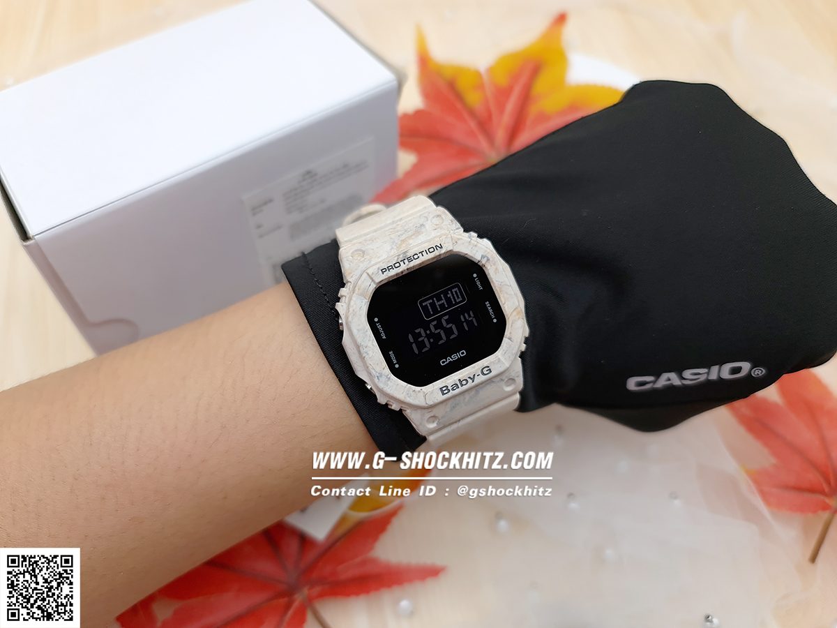 CASIO BABY-G นาฬิกาข้อมือ นาฬิกากันน้ำ นาฬิกาของแท้ ประกันศูนย์ CMG 1 ปี รุ่น BGD-560WM-5 นาฬิกาสีน้ำตาล