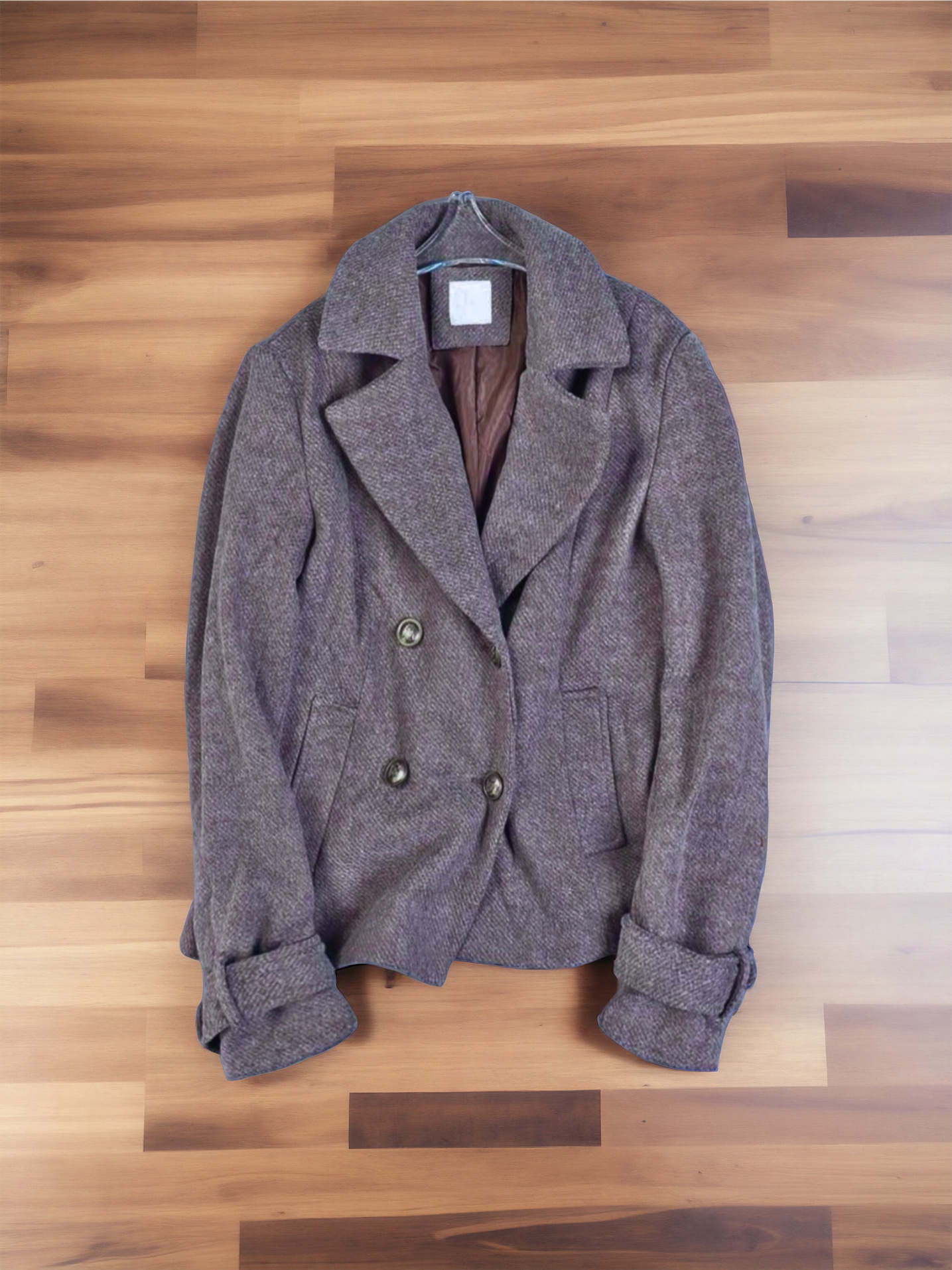 Pea coat เสื้อนอก กันหนาว trench coat collar ✨GIADA ✨ (ปกเฟอร์ถอดได้ค่ะ) WY1302