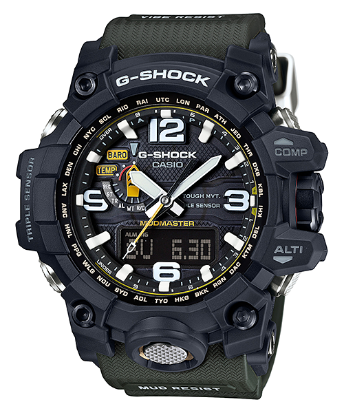 CASIO G-SHOCK นาฬิกาข้อมือ นาฬิกากันน้ำ นาฬิกาของแท้ ประกันศูนย์ CMG 1 ปี รุ่น GWG-1000-1A3 นาฬิกาสีดำ