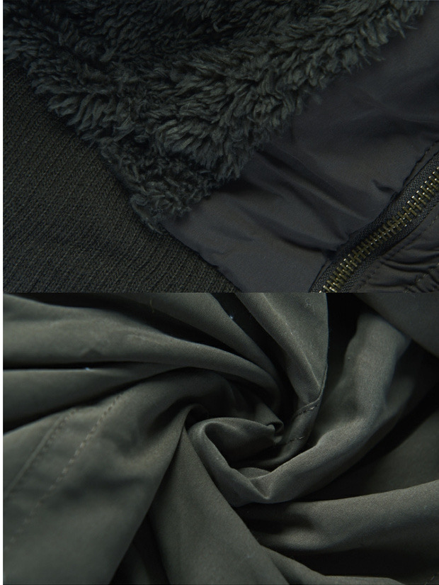 Sureve เสื้อโค้ทฮู้ดกันหนาว เสื้อปาร์กา parka แต่งเฟอร์ แบรนด์ SUREVE (LL) WY562 ดำ