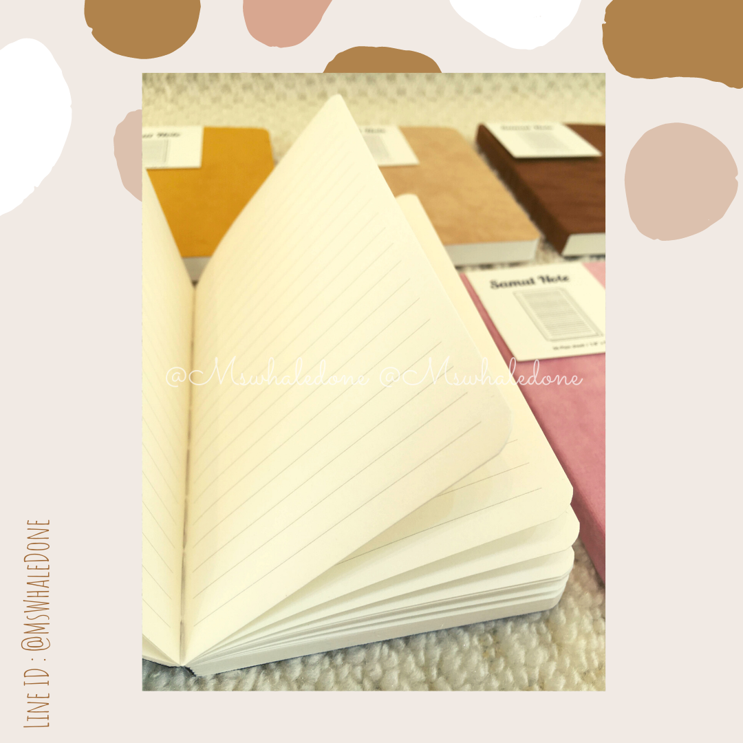 (ซื้อ4แถม1คละได้) ฟรี! แพคพร้อมแจกเทศกาลต่างๆ สมุดปกนุ่มละมุนA6 มีเส้น มี8สีพื้นคลาสสิคให้เลือก กระดาษไส้ในถนอมสายตา