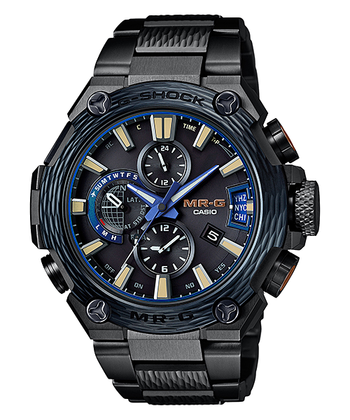 CASIO G-SHOCK นาฬิกาข้อมือ นาฬิกากันน้ำ นาฬิกาของแท้ ประกันศูนย์ CMG 1 ปี รุ่น MRG-G2000HT-1A นาฬิกาสีดำ