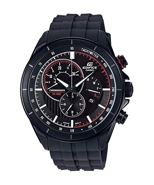 CASIO EDIFICE นาฬิกาข้อมือ นาฬิกากันน้ำ นาฬิกาของแท้ ประกันศูนย์ CMG 1 ปี รุ่น EFR-561PB-1A นาฬิกาสีดำ