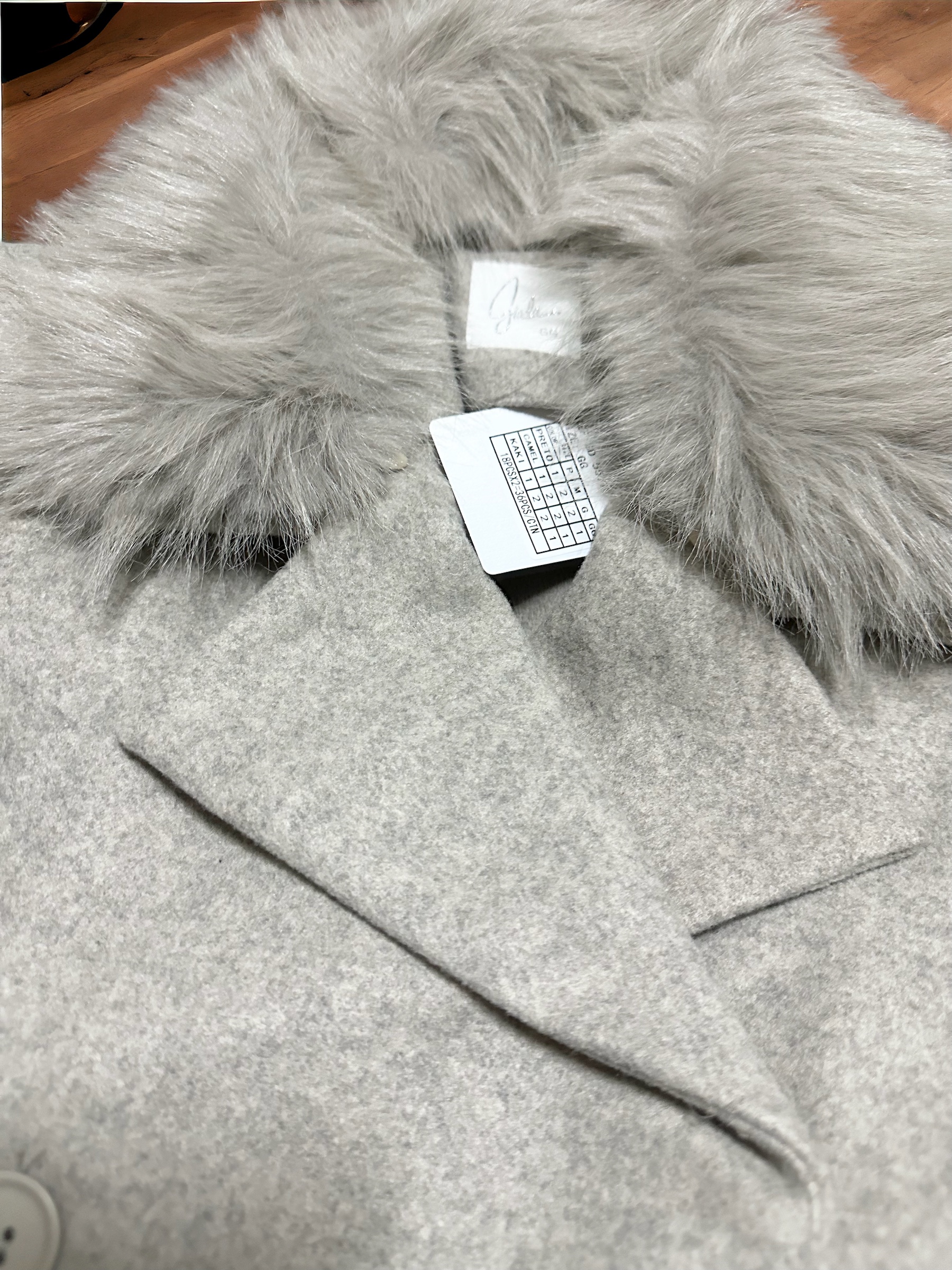 เสื้อโค้ท โค้ทวูลแต่งเฟอร์ เสื้อกันหนาว Trench coat โค้ทยาว ปกเฟอร์ trench coat fur collar ✨GIADA ✨ (ปกเฟอร์ถอดได้ค่ะ) WY1284