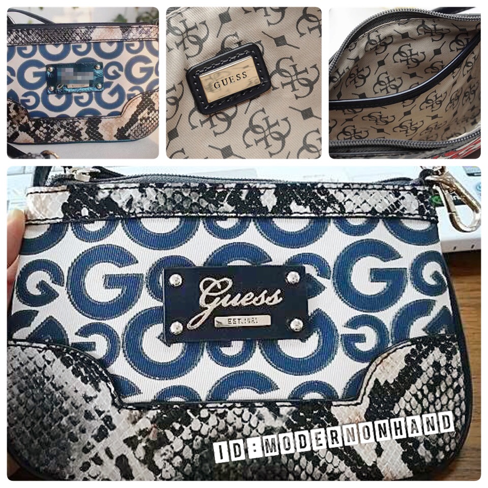 👜กระเป๋า คล้องแขน Guess กระเป๋าแต่งหนังแฟชั่น แบรนด์ Guess งานแท้ สินค้าหลุดโรงงาน 3 ใบสุดท้าย เท่านั้นคะ