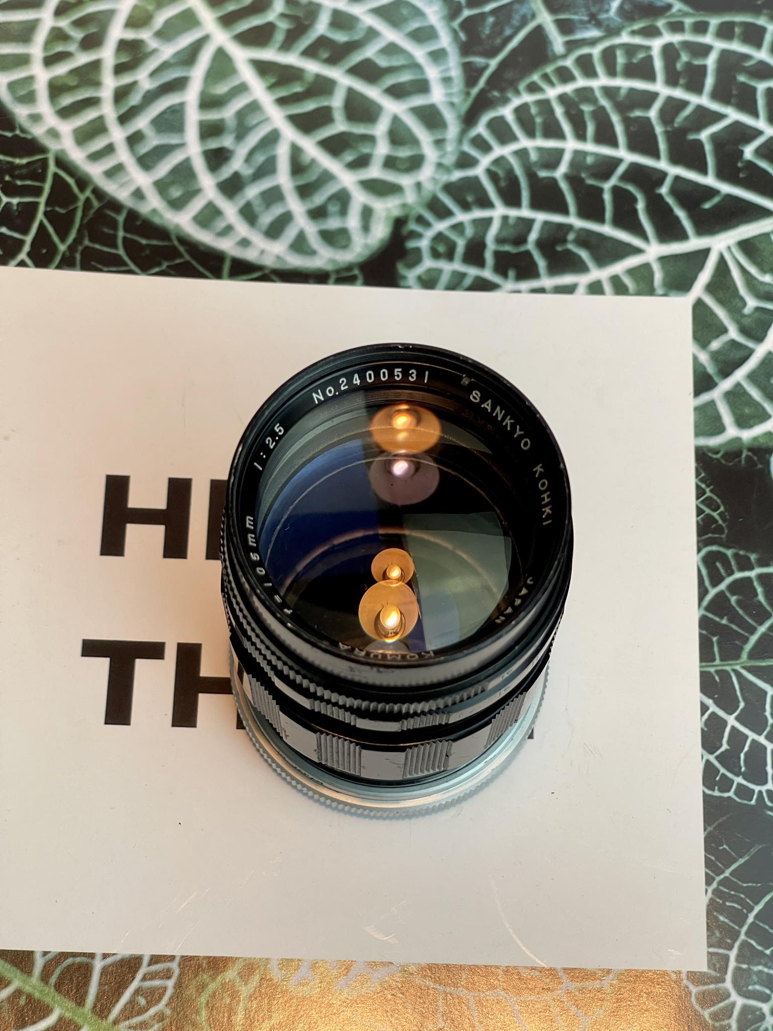 SANKYO KOKI JAPAN KOMURA 105MM.F2.5 NIKON NON AI MOUNT