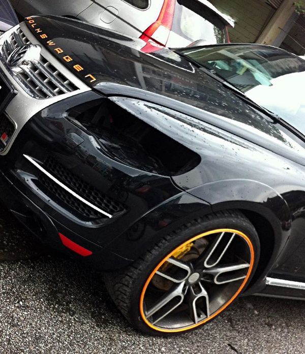 Wheel Rim Protection สีส้ม ( 8เมตร )