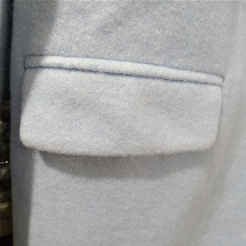เสื้อโค้ท เสื้อกันหนาว เนื้อผ้าสักหลาดวูล สีแดง แบรนด์ COOLPOOL