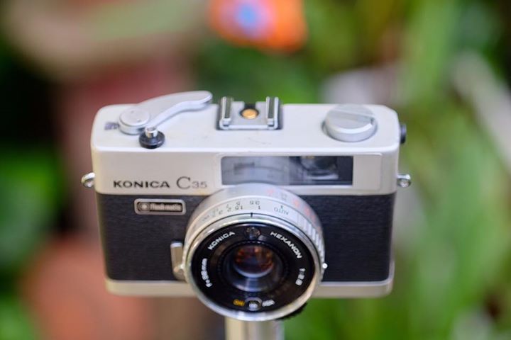 Konica C35 flash matic Konica Hexanon 38mm. f2.8