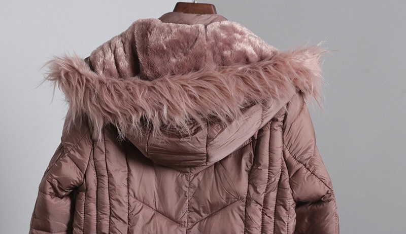 MAREZZI เสื้อกันหนาว เสื้อฮู้ดเฟอร์ บุนวมอุ่น แบรนด์ Marezzi (padded puffer coat) ดำ