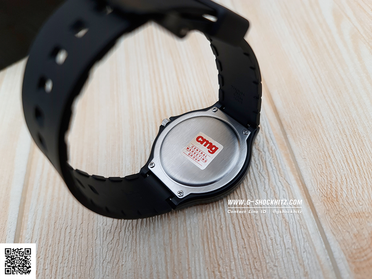 CASIO นาฬิกาคาสิโอ นาฬิกาข้อมือ นาฬิกากันน้ำ นาฬิกาของแท้ ประกันศูนย์ CMG 1 ปี รุ่น MW-240-3B นาฬิกาสีดำ