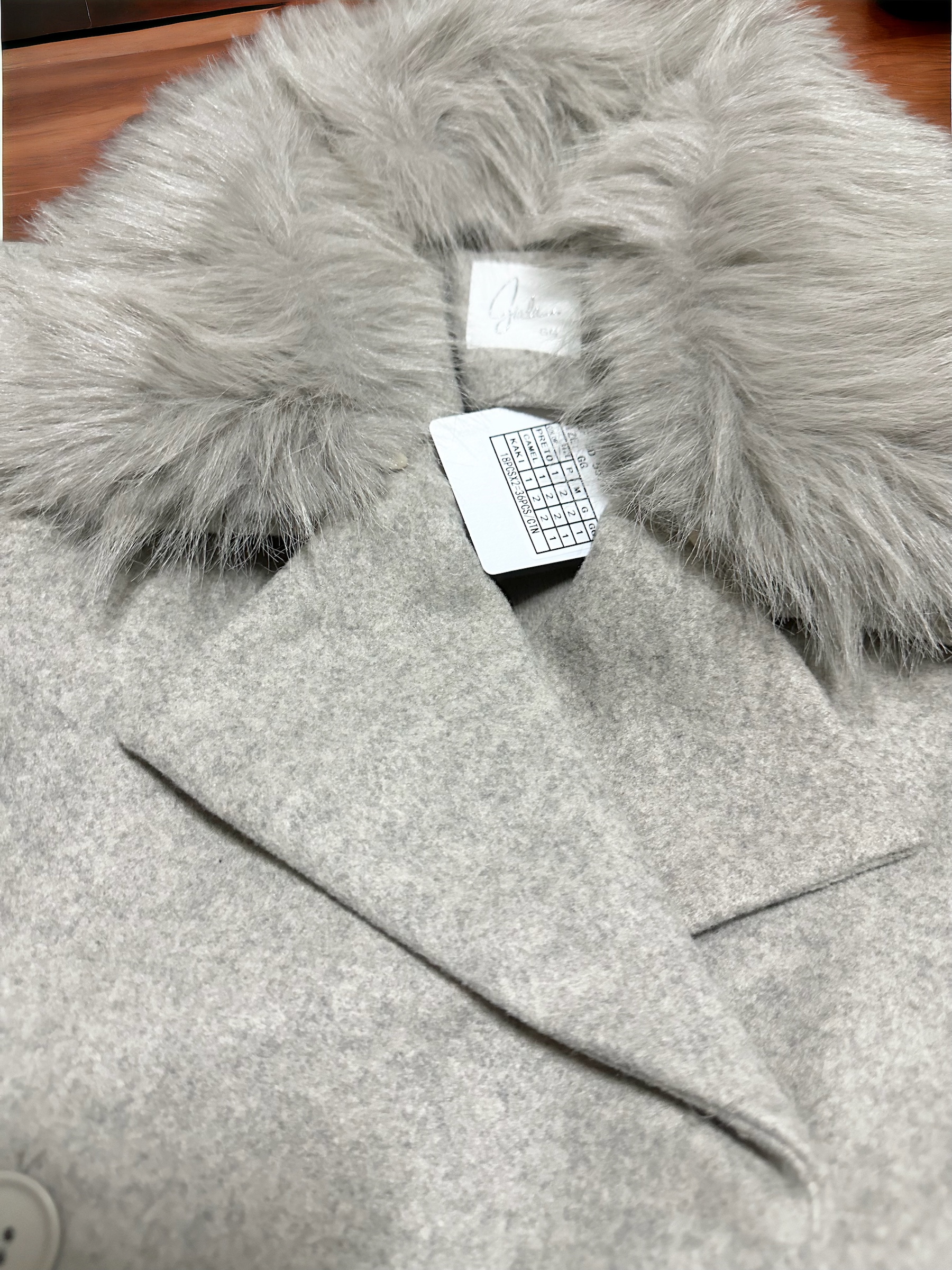เสื้อโค้ท โค้ทวูลแต่งเฟอร์ เสื้อกันหนาว Trench coat โค้ทยาว ปกเฟอร์ trench coat fur collar ✨GIADA ✨ (ปกเฟอร์ถอดได้ค่ะ) WY1284