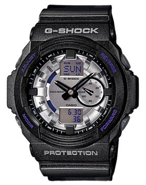 CASIO G-SHOCK นาฬิกาข้อมือ นาฬิกากันน้ำ นาฬิกาของแท้ ประกันศูนย์ CMG 1 ปี รุ่น GA-150MF-8 นาฬิกาสีดำ