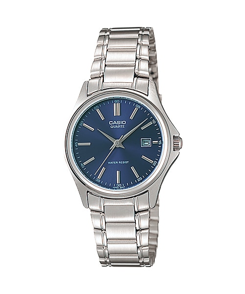 CASIO นาฬิกาคาสิโอ นาฬิกาข้อมือ นาฬิกากันน้ำ นาฬิกาของแท้ ประกันศูนย์ CMG 1 ปี รุ่น LTP-1183A-2A นาฬิกาสีเงิน