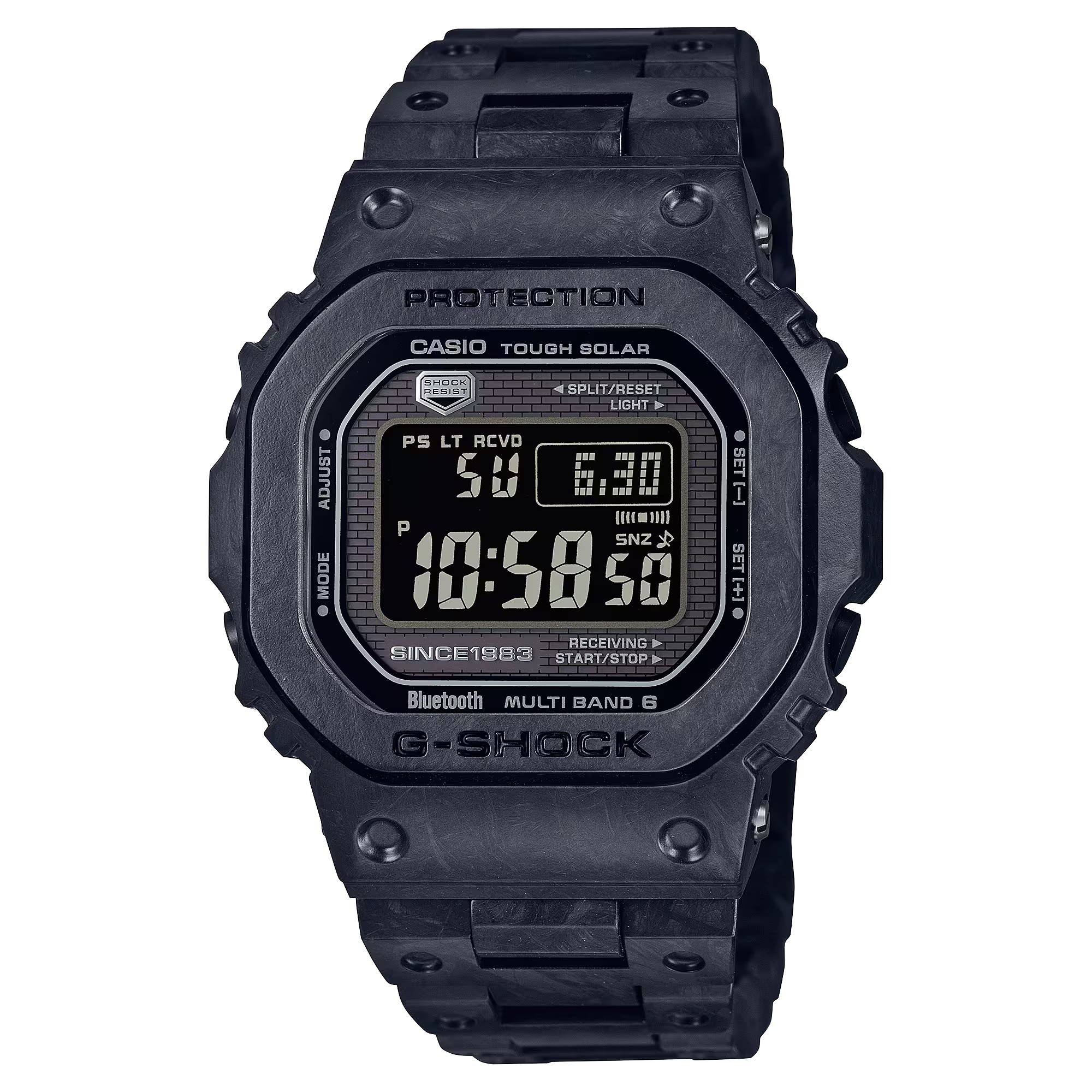CASIO G-SHOCK นาฬิกาข้อมือ นาฬิกากันน้ำ นาฬิกาของแท้ ประกันศูนย์ CMG 1 ปี รุ่น GCW-B5000UN-1 นาฬิกาสีดำ