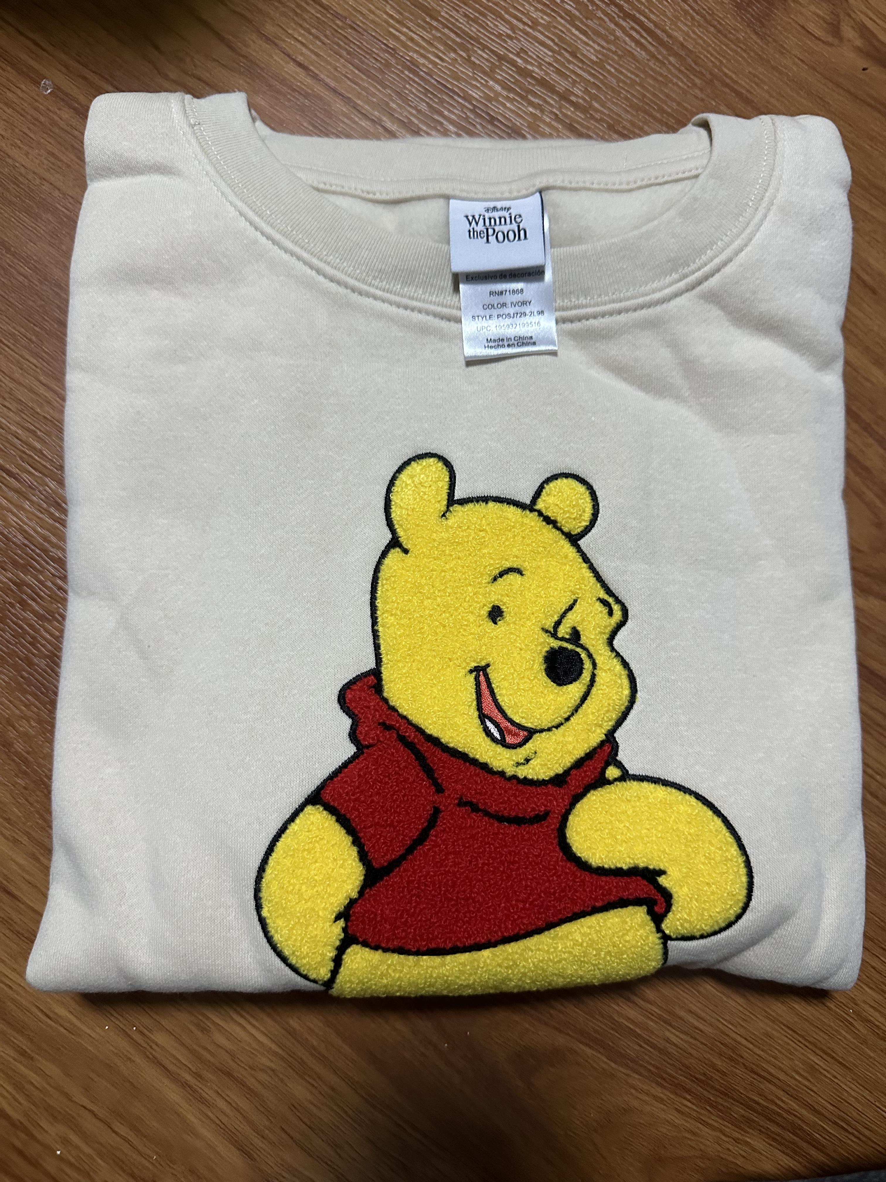 เสื้อวอร์ม สเวตเตอร์ Disney เสื้อหมีพูห์ สีนู้ดเบจ Winnie the pooh แขนยาว สีครีม ลายการ์ตูน DISNEYงานสวย มากคะ I'd rather be in bed สำเนา สำเนา สำเนา แดง