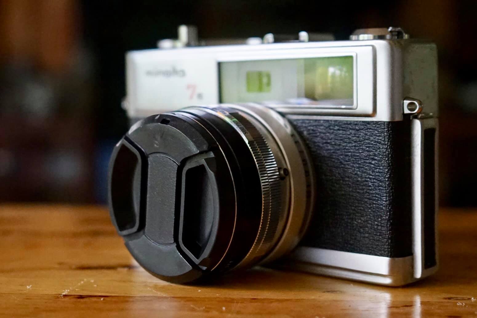 MINOLTA HI-MATIC 7S MINOLTA ROKKOR-PF45MM.F1.8