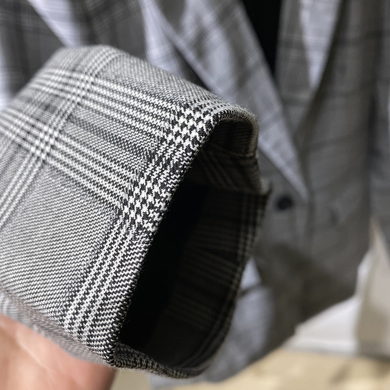 เสื้อโค้ท เสื้อคลุม ทรงสูท ลายตาราง checked plaid blazer gingerham เสื้อคลุม เบลเซอร์ Blazer check ❄️แบรนด์✨H&M✨ แท้💯% แบรนด์ สำเนา