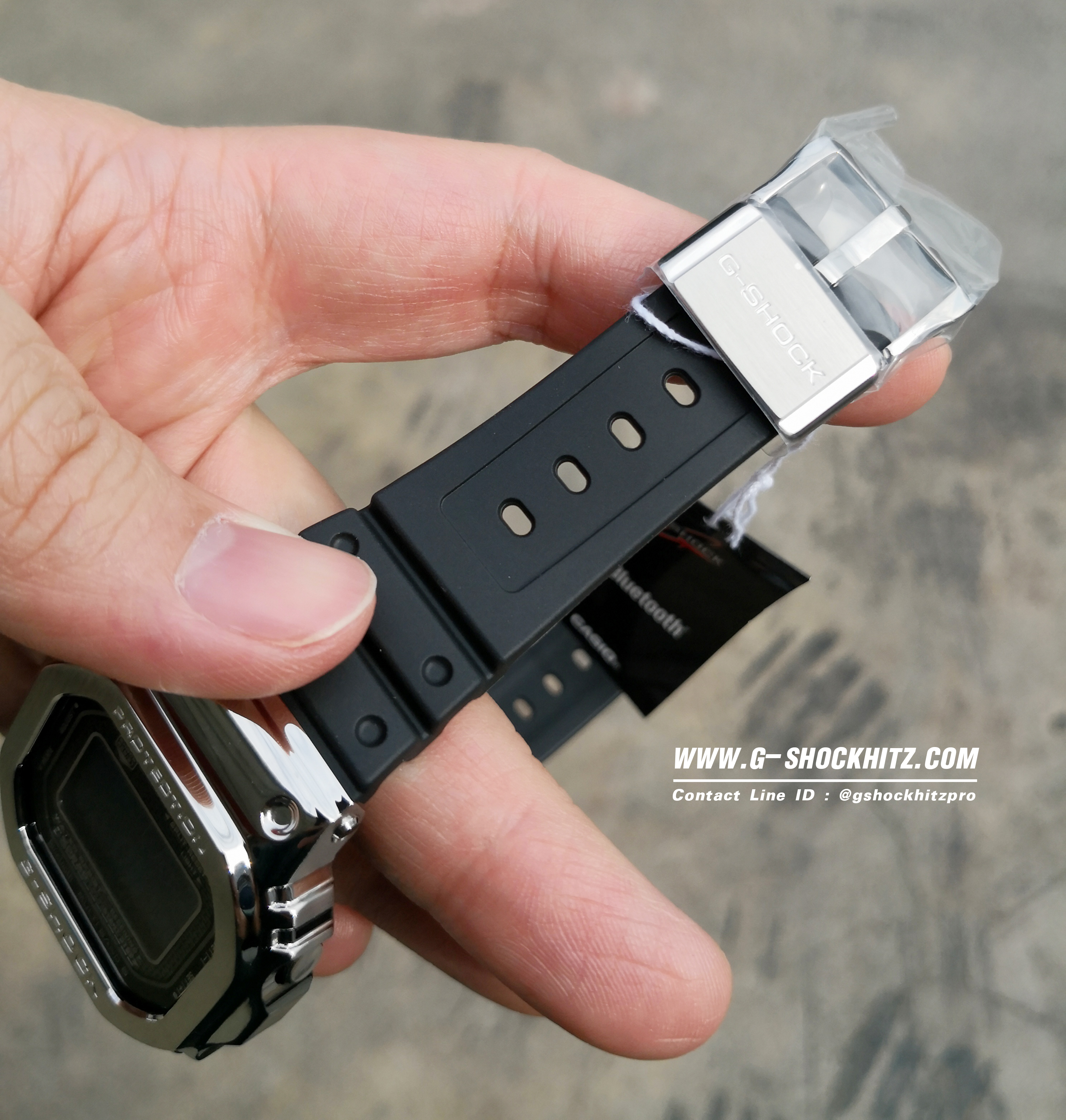 CASIO MID YEAR SALE G-SHOCK พร้อมส่ง นาฬิกาข้อมือ นาฬิกากันน้ำ นาฬิกาของแท้ ประกันศูนย์ CMG 1 ปี รุ่น GMW-B5000-1 นาฬิกาสีดำ