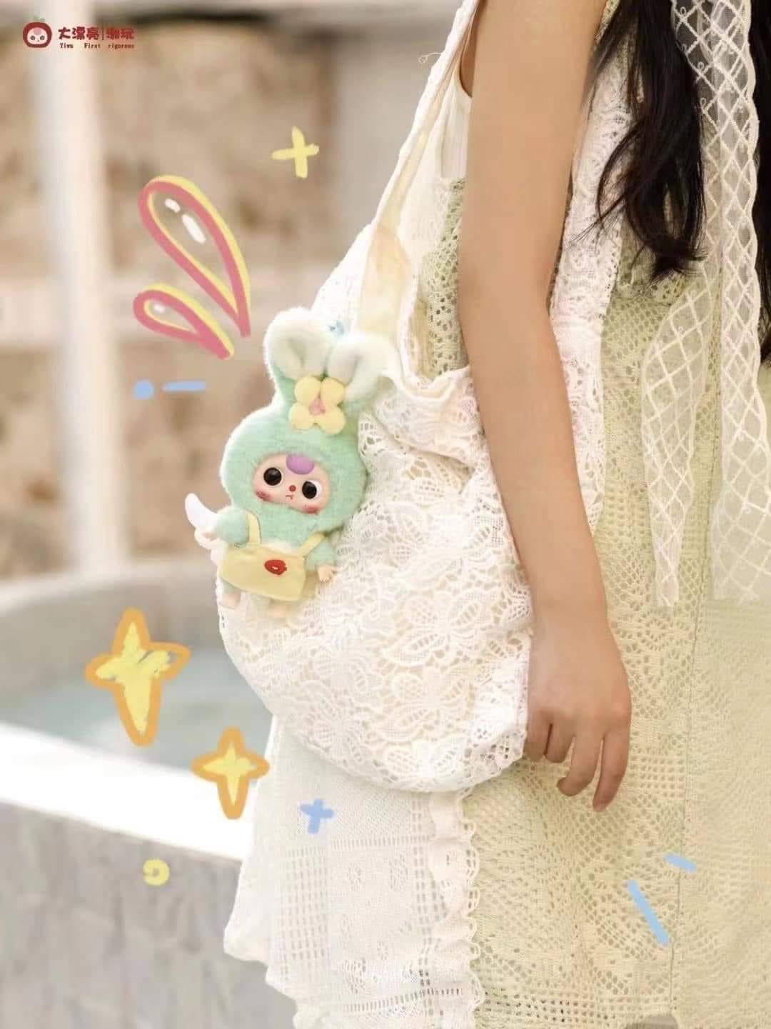 กล่องสุ่มBABY THREE กล่องสุ่มตุ๊กตาเบบี้ทรี รุ่น MACARON CUTE BUNNY