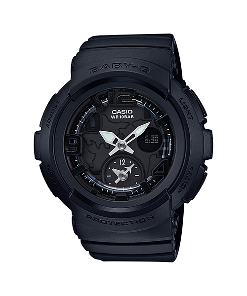 CASIO BABY-G นาฬิกาข้อมือ นาฬิกากันน้ำ นาฬิกาของแท้ ประกันศูนย์ CMG 1 ปี รุ่น BGA-190BC-1B นาฬิกาสีดำ