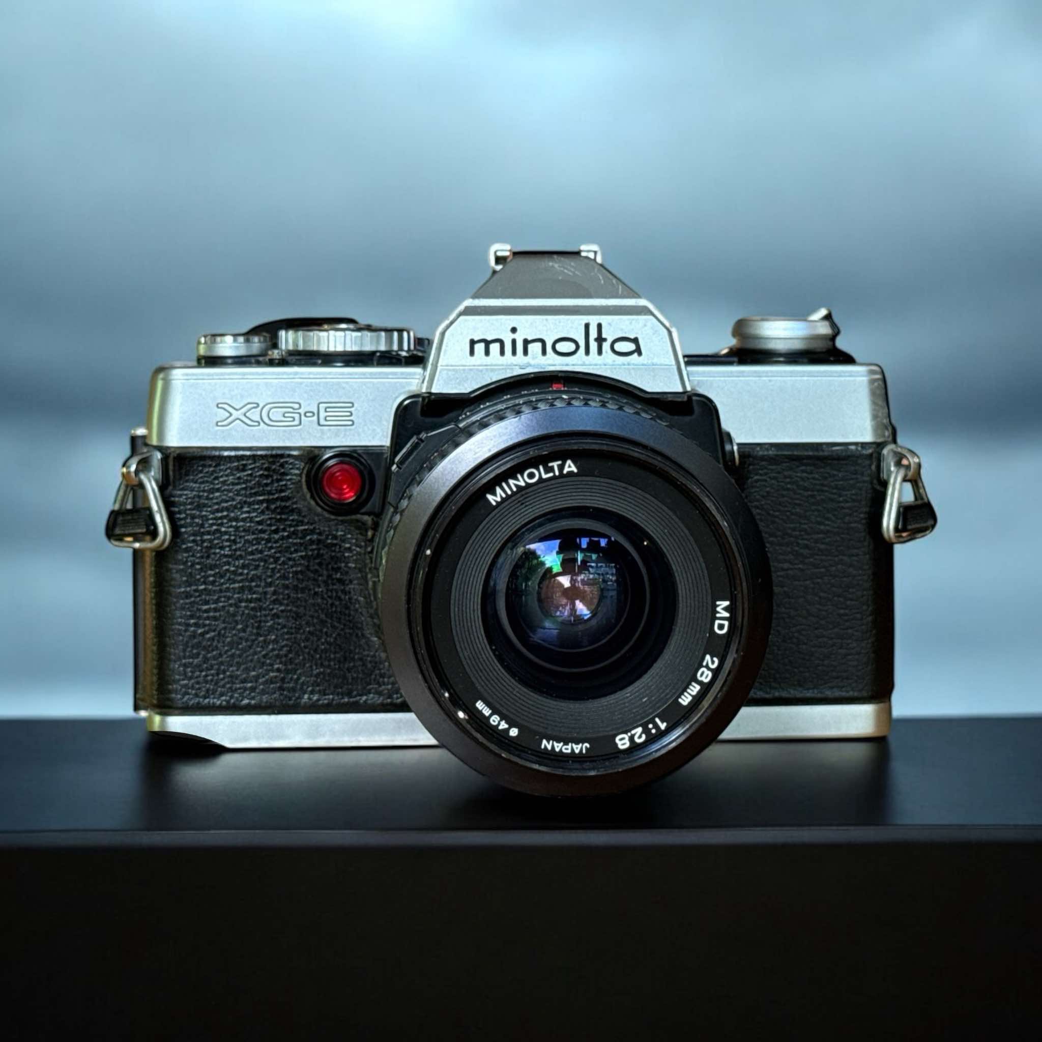 MINOLTA XG-E MINOLTA MD 28MM.F.2.8