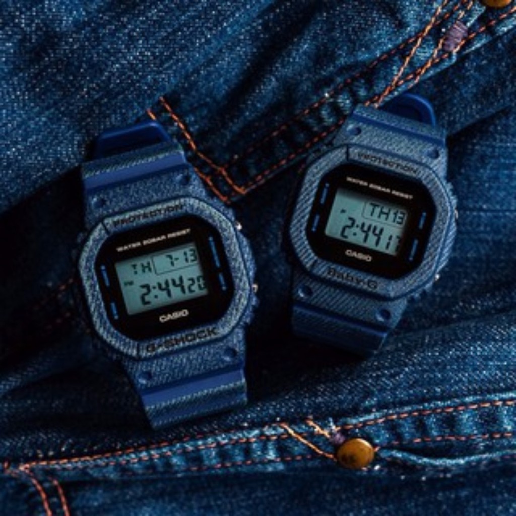 CASIO BABY-G นาฬิกาข้อมือ นาฬิกากันน้ำ นาฬิกาของแท้ ประกันศูนย์ CMG 1 ปี รุ่น BGD-560DE-2D นาฬิกาสียีนส์
