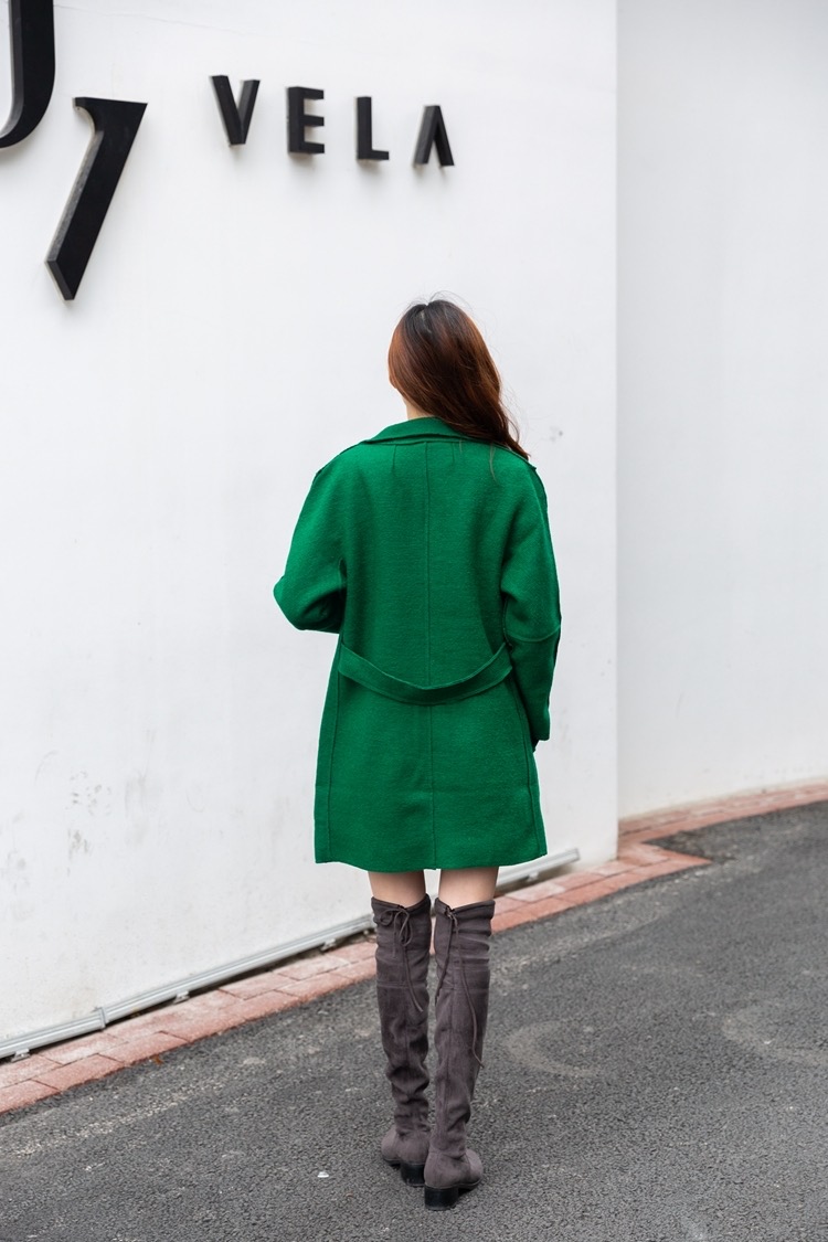 เสื้อโค้ท peacoat เสื้อโค้ทเฟอร์ โค้ทสีแแดง แบรนด์ La chapelle