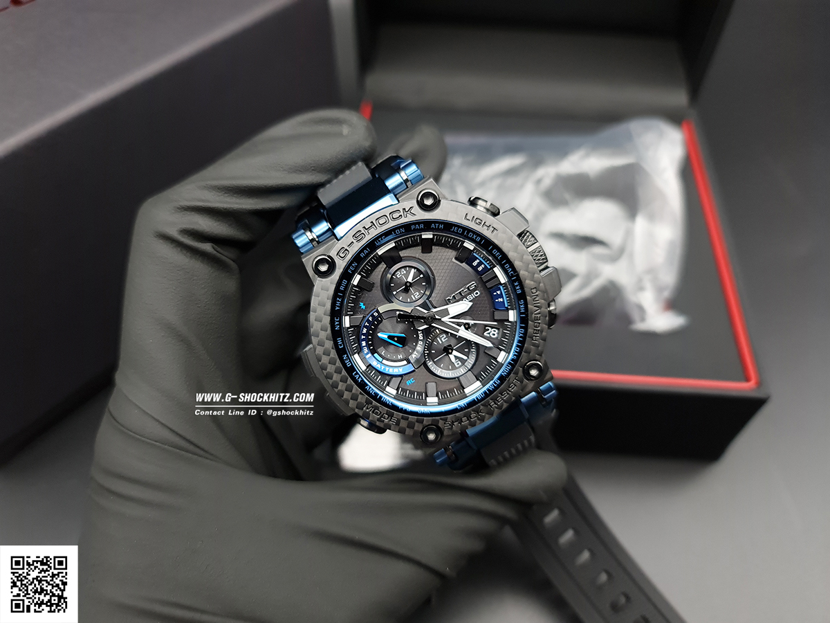 CASIO G-SHOCK นาฬิกาข้อมือ นาฬิกากันน้ำ นาฬิกาของแท้ ประกันศูนย์ CMG 1 ปี รุ่น MTG-B1000XB-1A นาฬิกาสีดำ