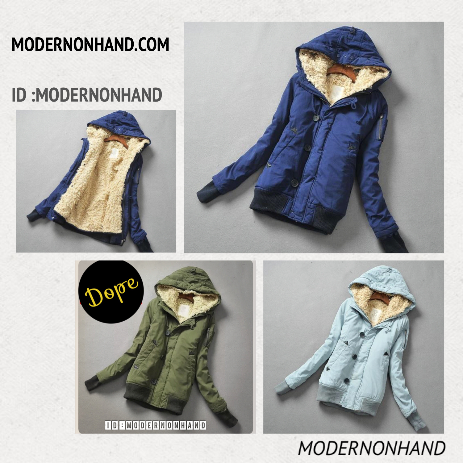 เสื้อกันหนาว ติดฮูท เสื้อcoat แบรนด์ดัง ญี่ปุ่น MOUSSY japan สีฟ้าอ่อน แต่งซับขนอุ่นด้านใน (ขนด้านในถอดใส่ได้ทั้งชิ้นเลยคะ )มีกระดุมSize M/L * ไม่มีขนเฟอร์ปลายหมวกนะคะ*