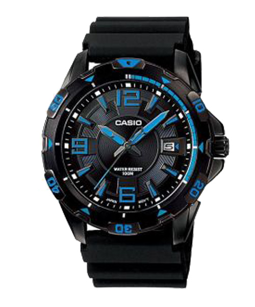 CASIO นาฬิกาคาสิโอ นาฬิกาข้อมือ นาฬิกากันน้ำ นาฬิกาของแท้ ประกันศูนย์ CMG 1 ปี รุ่น MTD-1065B-1A1 นาฬิกาสีดำ