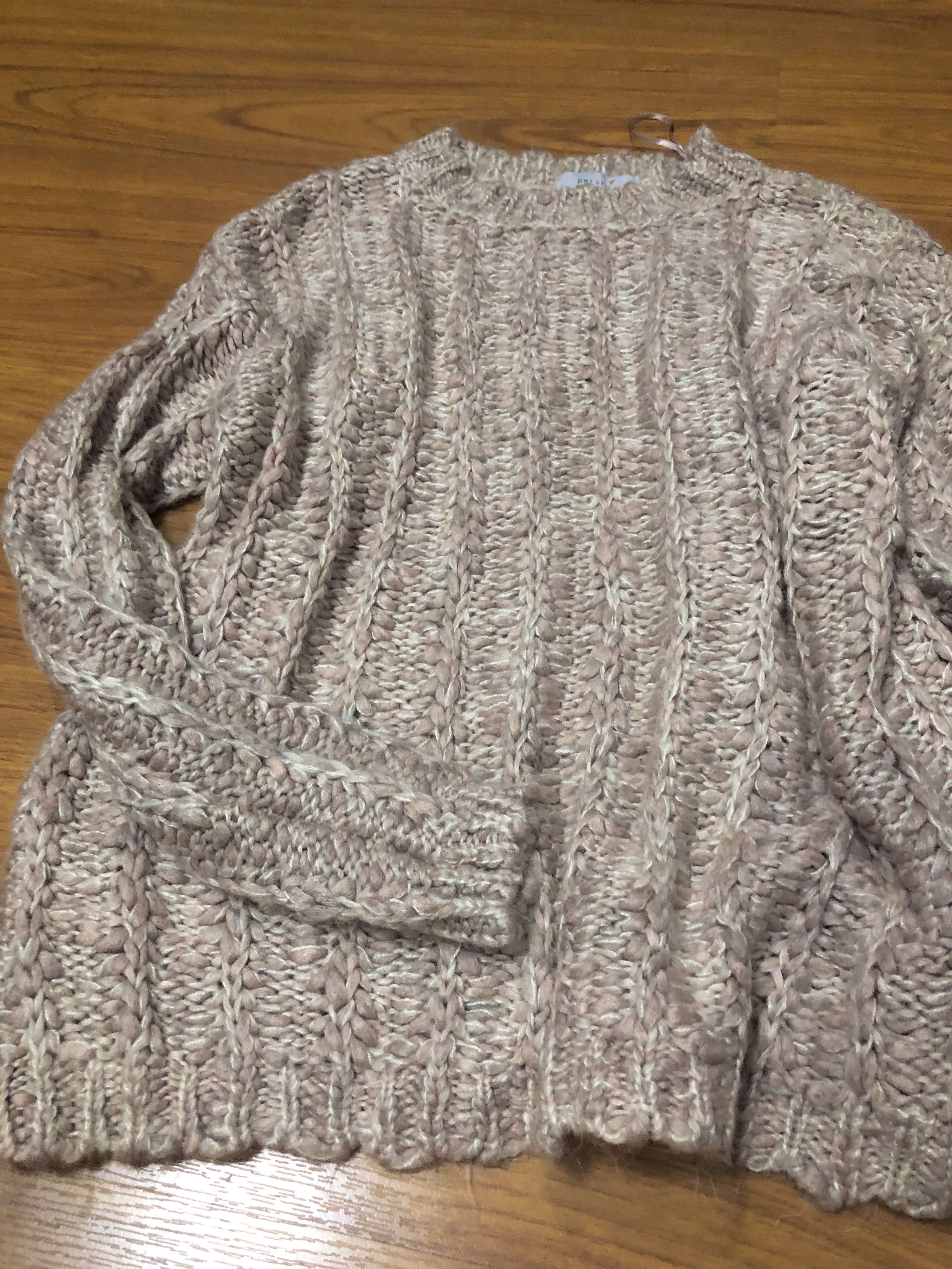 M&S เสื้อคลุมไหมพรม กันหนาวไหมพรม เนื้อไหม ใหญ่มีน้ำหนัก แบรนด์ M&S สำเนา