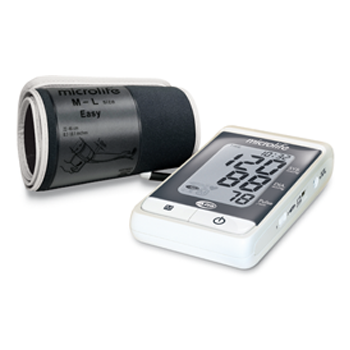 เครื่องวัดความดันโลหิต ยี่ห้อ ไมโครไลฟ์ / Microlife รุ่น Afib (BP 3MS-4K) สำหรับผู้มีขนาดแขนใหญ่ เทคโนโลยีการตรวจวัดภาวะการเต้นของหัวใจห้องบนผิดปกติ ประเทศสวิตเซอร์ รับประกัน 5 ปี