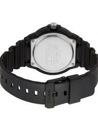 CASIO นาฬิกาคาสิโอ นาฬิกาข้อมือ นาฬิกากันน้ำ นาฬิกาของแท้ ประกันศูนย์ CMG 1 ปี รุ่น MRW-200H-5B นาฬิกาสีดำ