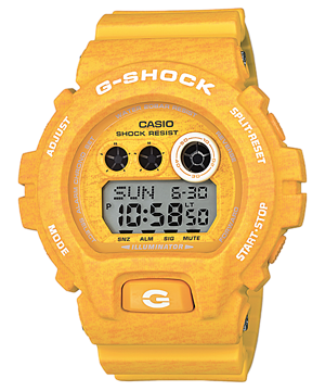 CASIO G-SHOCK นาฬิกาข้อมือ นาฬิกากันน้ำ นาฬิกาของแท้ ประกันศูนย์ CMG 1 ปี รุ่น GD-X6900HT-9 นาฬิกาสีเหลือง