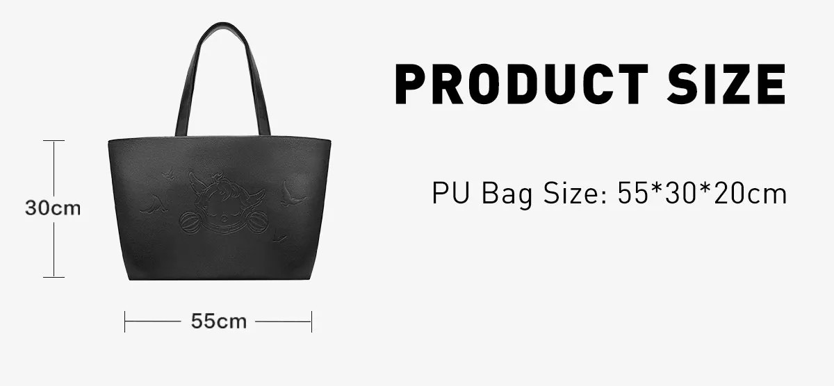 POPMART SKULLPANDA Image Of Reality Series PU Bag ดำ