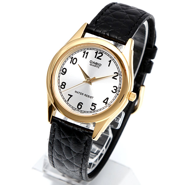 CASIO นาฬิกาคาสิโอ นาฬิกาข้อมือ นาฬิกากันน้ำ นาฬิกาของแท้ ประกันศูนย์ CMG 1 ปี รุ่น MTP-1093Q-7B1 นาฬิกาสีดำ