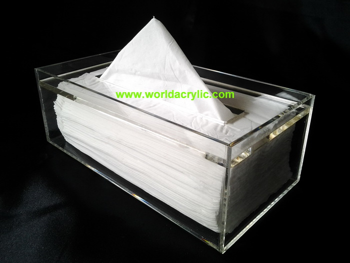 กล่องใส่กระดาษเช็ดหน้า/Acrylic Facial Tissue Box