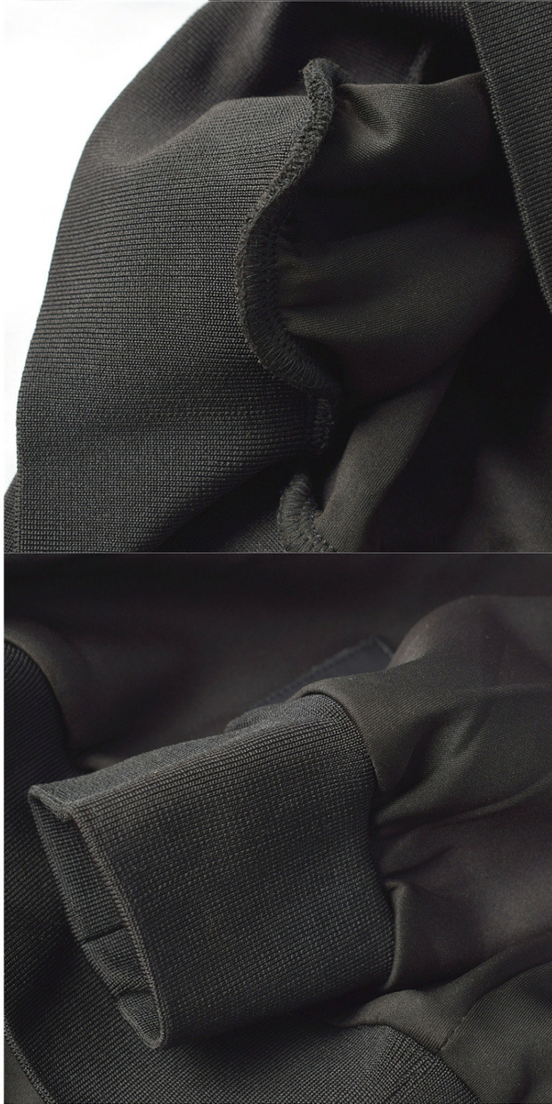 เสื้อวอร์ม เสื้อสเวตเตอร์ ปั๊มลาย เสื้อกันหนาว ทรง over size เนื้อละเอียด ดำ